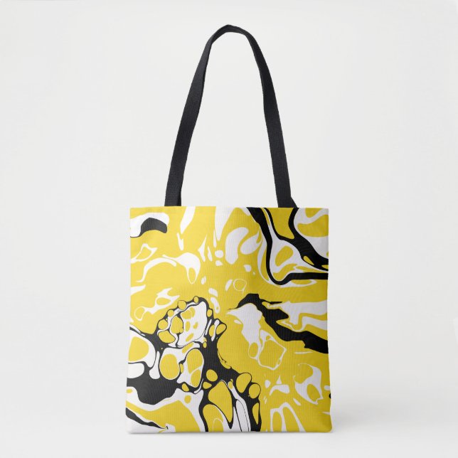 Asher - Liquify Abstraction Tote Bag (Front)