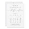 ASHER Modern Script Calendar Bridesmaid Proposal