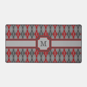 Ashes and Embers Argyle Desk Mat