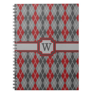 Ashes and Embers Argyle Notebook