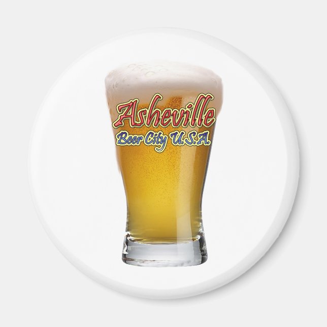 Asheville Beer City USA Magnet (Front)