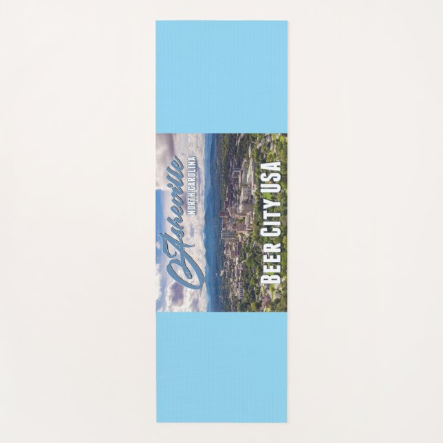 🧘‍♀️ Asheville Beer City USA Yoga Mat (Front)