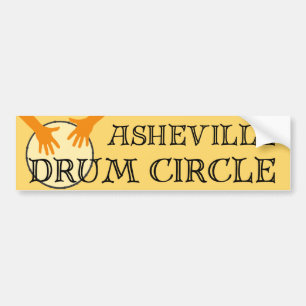 Asheville Drum Circle Bumper sticker