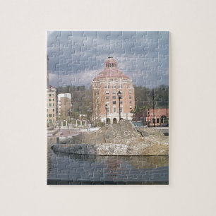 Asheville nc fountain jigsaw puzzle