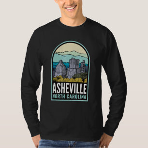 Asheville North Carolina Historic Downtown Vintage T-Shirt