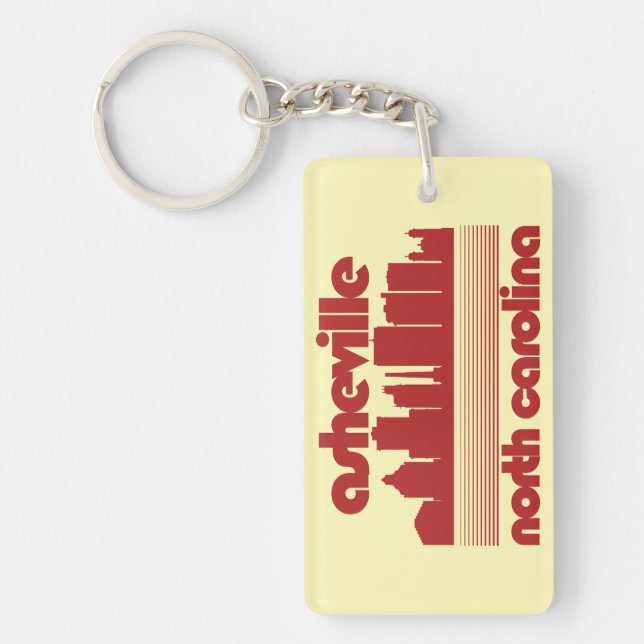 Asheville,North Carolina Key Ring (Front)