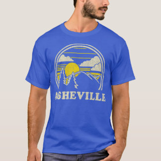 Asheville North Carolina NC  Vintage Hiking Mounta T-Shirt
