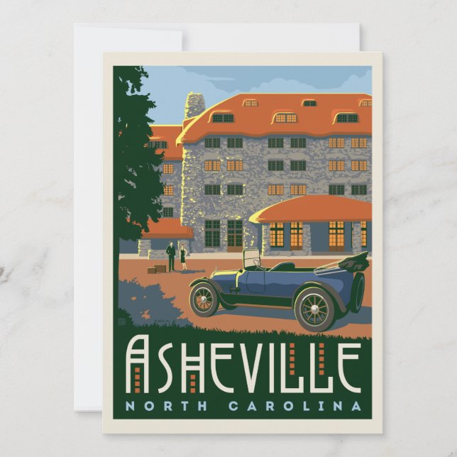 Asheville, North Carolina | Save the Date - Photo (Front)
