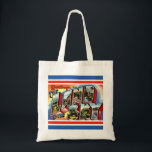 Asheville's Land of the Sky Canvas Tote Bag<br><div class="desc">A wonderful vintage postcard greeting from The Land of the Sky -  Asheville,  North Carolina repurposed!  The back of the bag can be customised / personalised.</div>