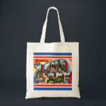 Asheville's Land of the Sky Canvas Tote Bag<br><div class="desc">A wonderful vintage postcard greeting from The Land of the Sky -  Asheville,  North Carolina repurposed!  The back of the bag can be customised / personalised.</div>