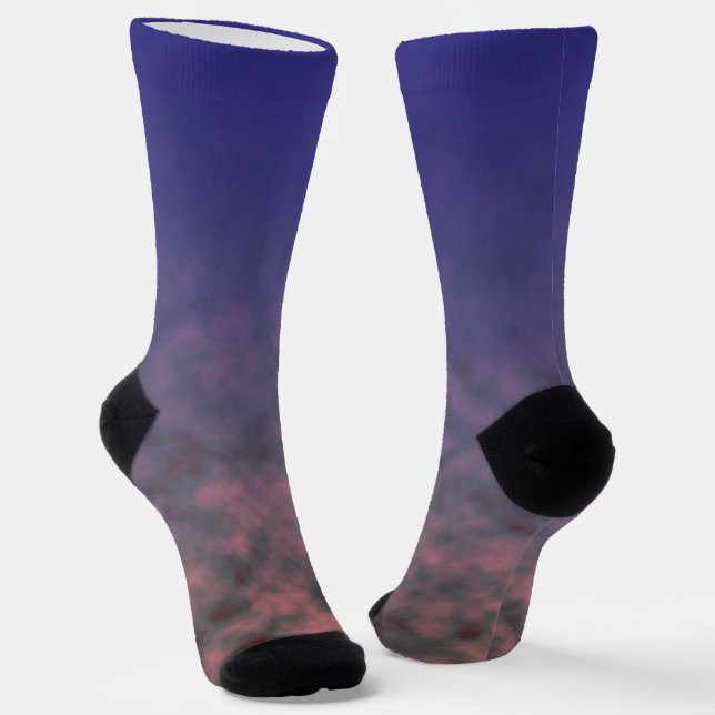 Ashfall Afterglow Socks (Angled)