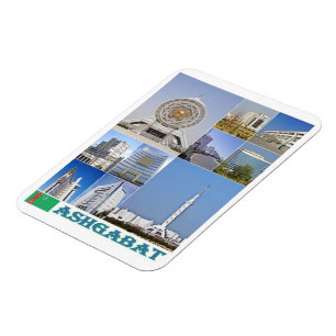 Ashgabat - Turkmenistan - Mosaic - Magnet