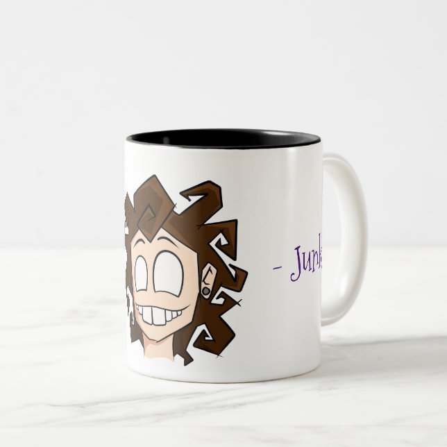 Äshi "Koffein Junkie Two-Tone Coffee Mug (Front Right)