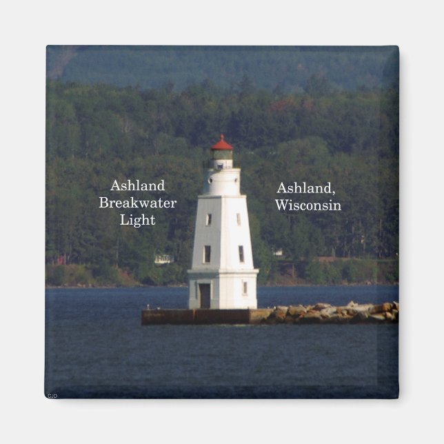 Ashland Breakwater Light magnet (Front)