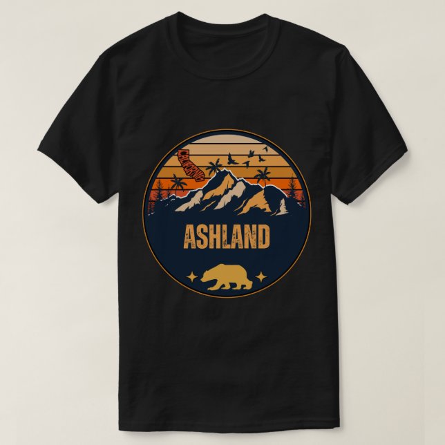 Ashland, California T-Shirt (Design Front)