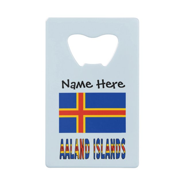 Ashland Islands Ålander Flag Personalised  (Front)
