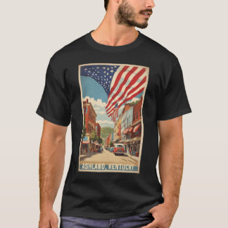 Ashland Kentucky Usa Vintage Travel Tourism T-Shirt