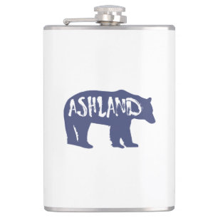 Ashland Oregon Bear Hip Flask