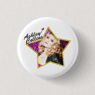 Ashley Collins Star Pin Badge.