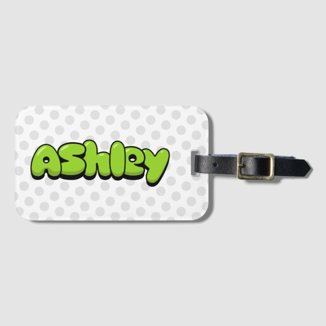 Ashley Luggage Tag (Front Horizontal)
