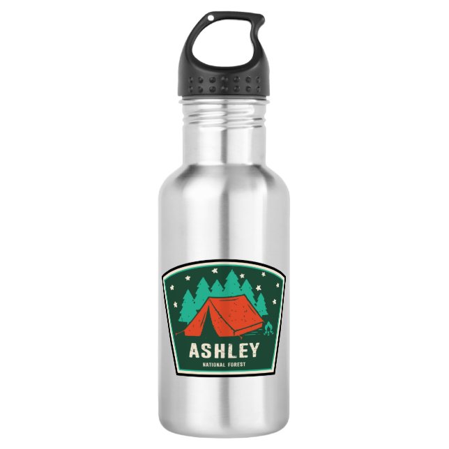 Ashley National Forest Camping 532 Ml Water Bottle (Front)