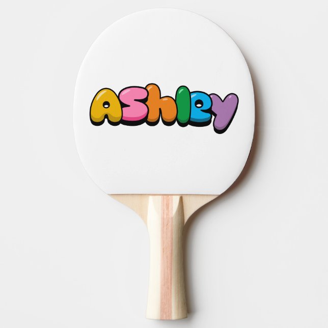 Ashley Ping Pong Paddle (Front)