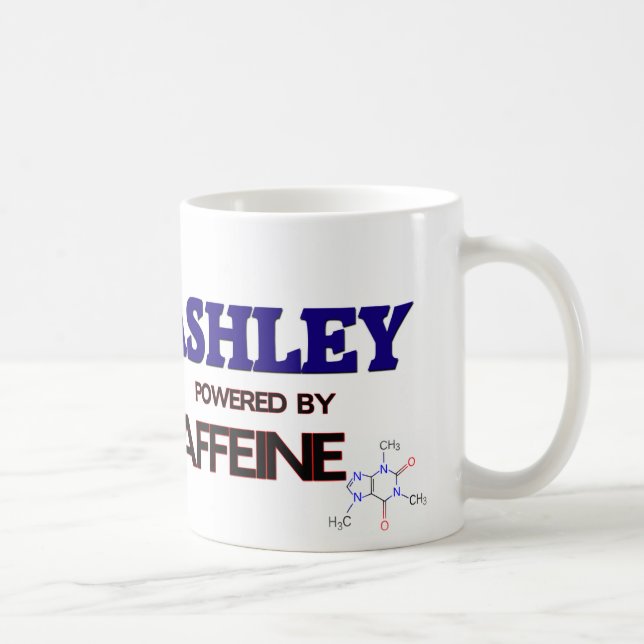 Ashley powered by caffeine coffee mug (Right)