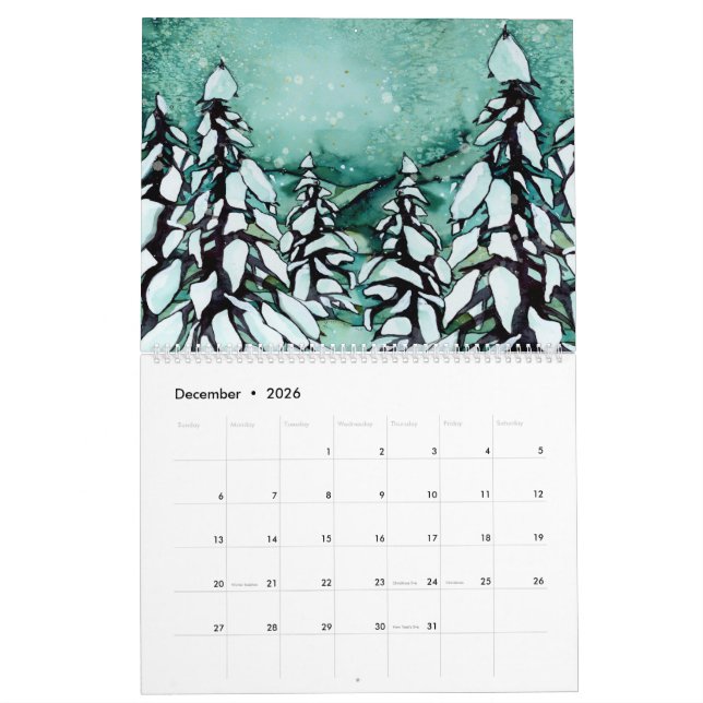 Ashley Seabolt Originals - 2025 Calendar (Dec 2026)