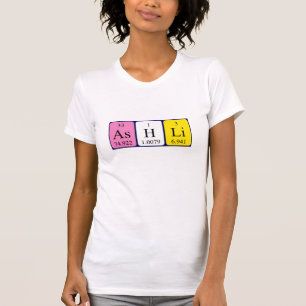 Ashli periodic table name shirt