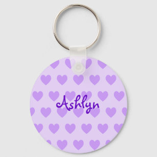 Ashlyn in Purple Key Ring