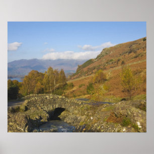 Ashness Bridge, Lake District, Cumbria, England Poster