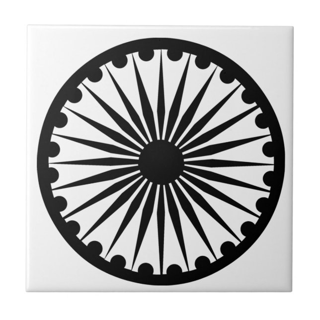 Ashoka Chakra Tile (Front)