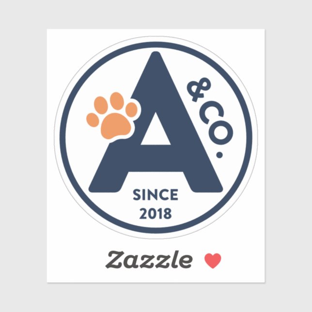 Ashton & Co. K9 Academy 2c Aco Dark Sticker (Sheet)