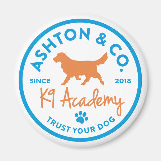 Ashton & Co. K9 Academy 2c Logo Magnet