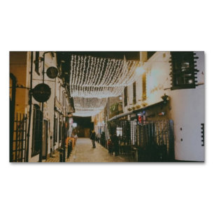 Ashton Lane, Glasgow, Scotland Magnetic Business Card