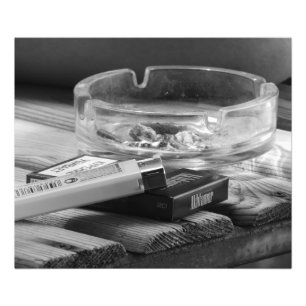 ashtray photo print