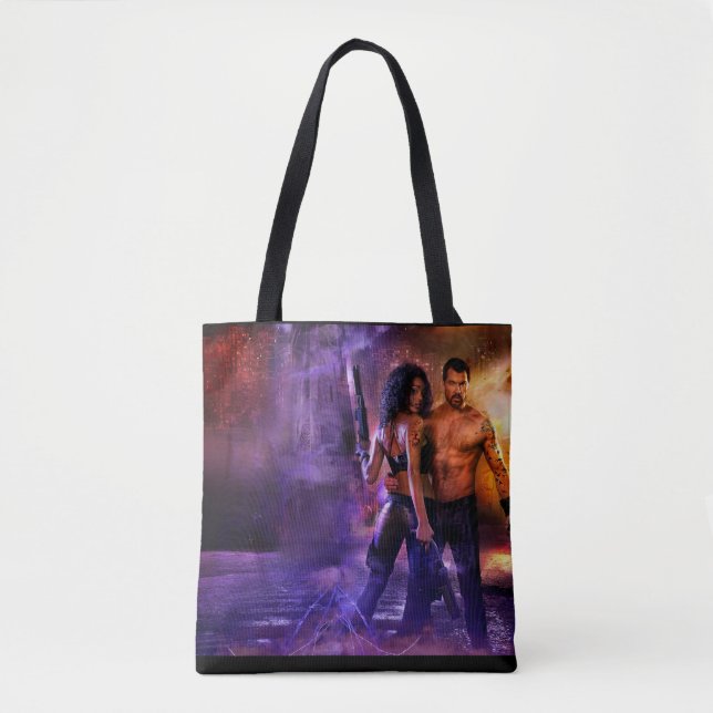Ashwin & Deacon Printed Tote Bag (Front)