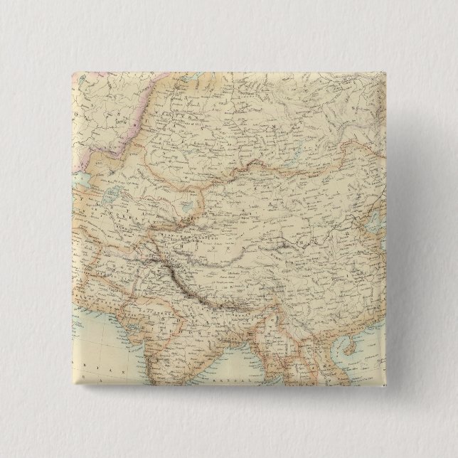 Asia 10 15 cm square badge (Front)