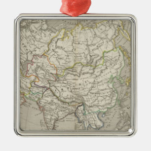 Asia 11 metal ornament