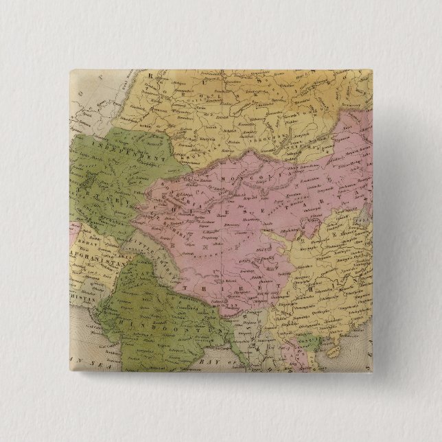 Asia 12 15 cm square badge (Front)