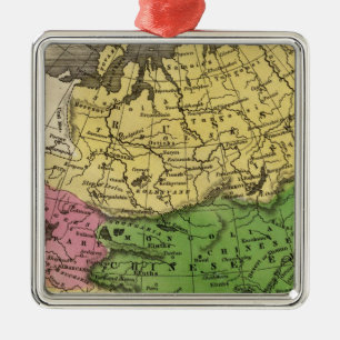 Asia 12 metal tree decoration