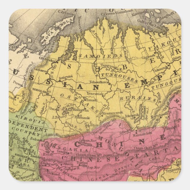 Asia 14 square sticker (Front)