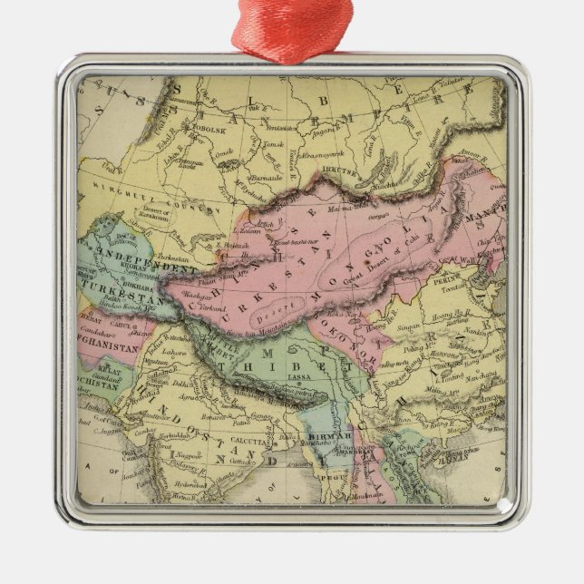 Asia 15 metal tree decoration (Front)