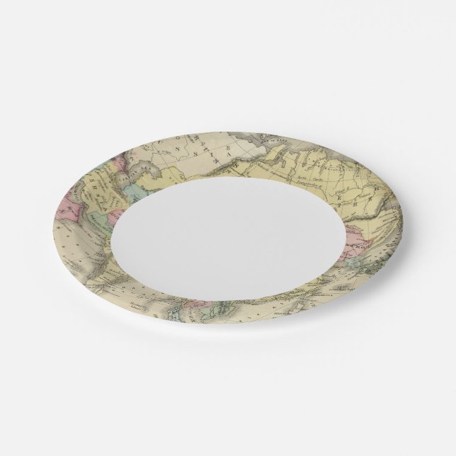 Asia 15 paper plate (Angled)