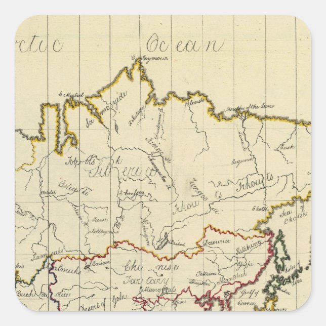 Asia 15 square sticker (Front)