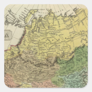 Asia 17 square sticker