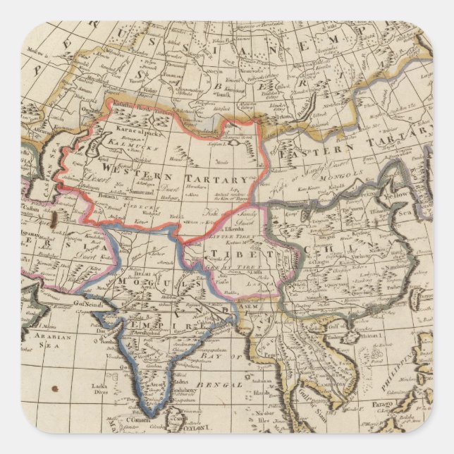 Asia 26 square sticker (Front)