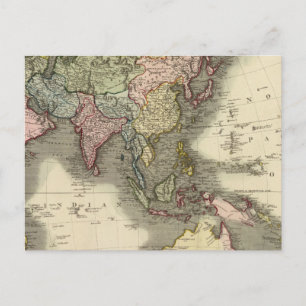 Asia 28 postcard