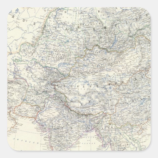 Asia 2 square sticker (Front)