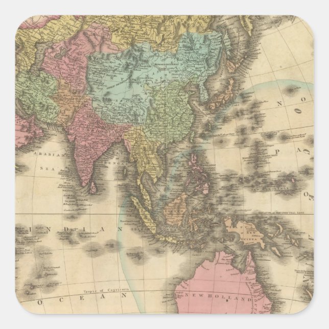 Asia 38 square sticker (Front)